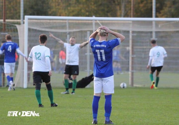 Nieuw Roden geeft overwinning uit handen tegen Gruno